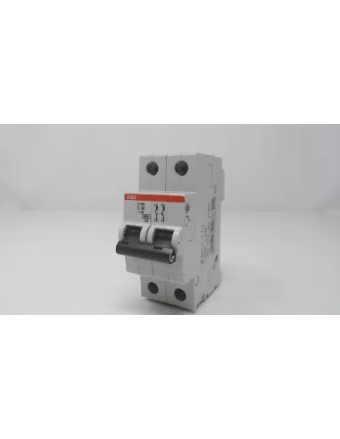 Interruptor magnetotérmico Abb S202 C40 2P 40A 6K C 2 módulos S466301